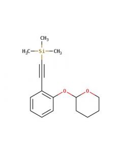 Astatech TRIMETHYL(2-(2-(TETRAHYDRO-2H-PYRAN-2-YLOXY)PHENYL)ETHYNYL)SILANE; 1G; Purity 95%; MDL-MFCD17676519